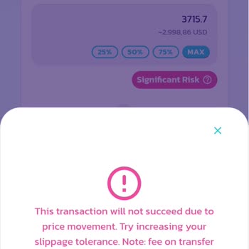 Pancakeswap Binance Borsası Portal Coin Satış Hatası!