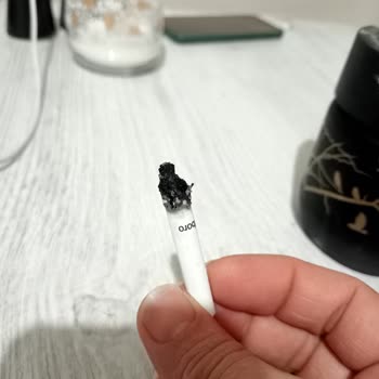 Marlboro Edge Blue Sigara İçinden Çıkan Odun Parçaları