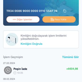 Paycell İademi Hesabıma Yansıtmadı