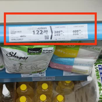 A101 Etiket Üzerinde Yazan İndirim Uygulanmadı.