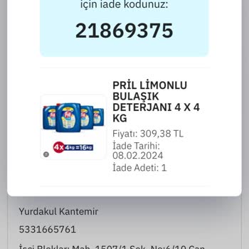 Pril Bulaşık Deterjanının Sahte Ya Da Bozuk Olması