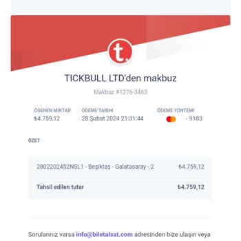 Biletalsat.com Bilet Aktarımı Gerçekleşmedi