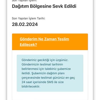 AGT Kurye'nin Kayıp Teslimatı Ve İletişimsizliği