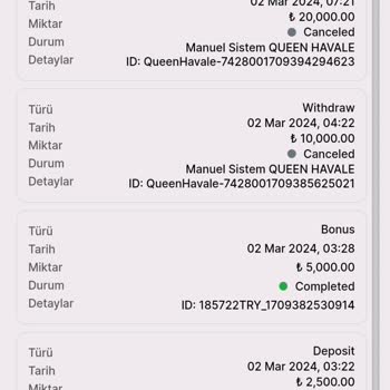 Queencasino   Paramı Ödemiyor.