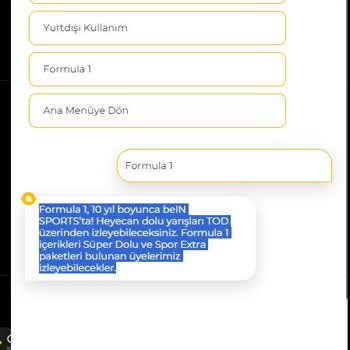 TOD Tv Tod Formula 1 F1 Üyelik Paket