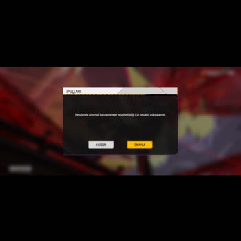 Garena Free Fire Hesabım Askıya Alındı