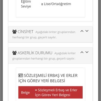 Jandarma Genel Komutanlığı Uzman Erbaşlığa Başvuru Yapamıyorum