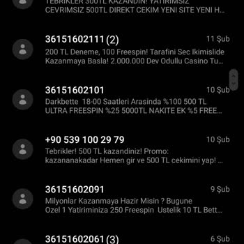 Vodafone Yurt Dışı Bahis Mesajları Geliyor