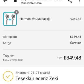 Harmoni Store Ürünümü 20 Gündür Göndermiyor!