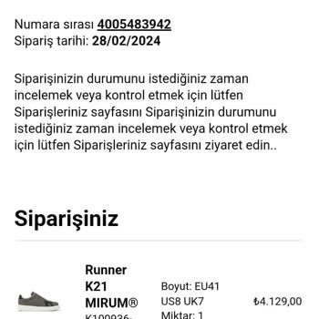 Camper'a Yakışmayan Keyfi Sipariş İptali