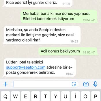 Seatpin Muhatap Bulamama, Üslupsuzluk Ve Mağduriyet