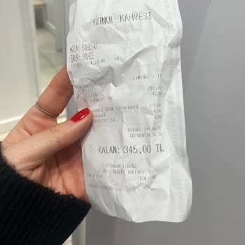 Neomarin AVM Kahve Dükkanında Yaşanan Hizmet Sorunları