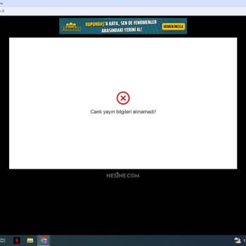 Nesine Canlı Maç İzleyemiyorum