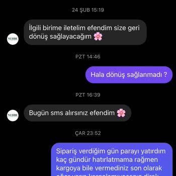 Nuhbeofficial Siparişimde Yaşanan Gecikme Ve İletişim Sorunları