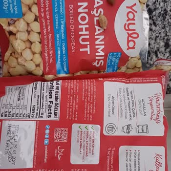 Yayla Bakliyat Yayla Haşlanmış Nohut