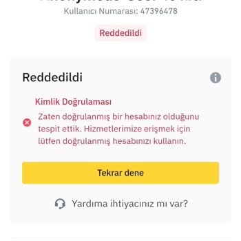 Binance Aynı T. C. Farklı E Posta İle Hesap Açma
