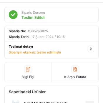 Migros Farklı Ürün Gönderiyor Müşteri Hizmetleri Sorunu Umursamıyor