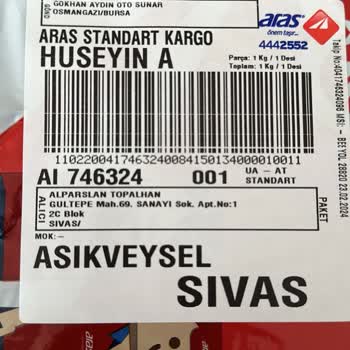 Aras Kargo'nun Ürünleri Zamanında Teslim Etmemesi Ve Vurdumduymazlığı