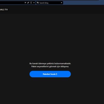 TOD Tv Paket Var Fakat "bu Kanalı İzlemeye Yetkiniz Bulunmamaktadır" Diyor.