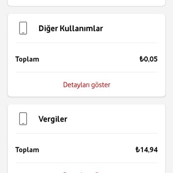 Vodafone Telefon Faturam İçin Şikayet