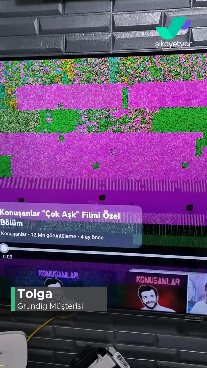 Grundig Smart TV Ekran Sorunu! videonun kapak resmi