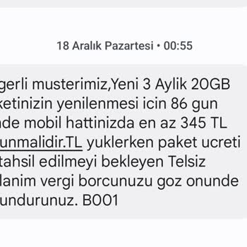 Türk Telekom Yanlış Mesaj Attık Demeleri