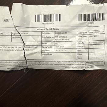 Skechers Bot En Fazla 5 Kez Giyildi Ve Her Tarafı Patlak Soyulmuş