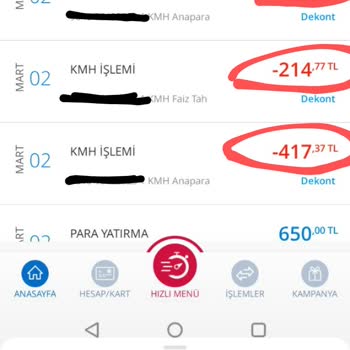 Denizbank Ekstre Sorunu