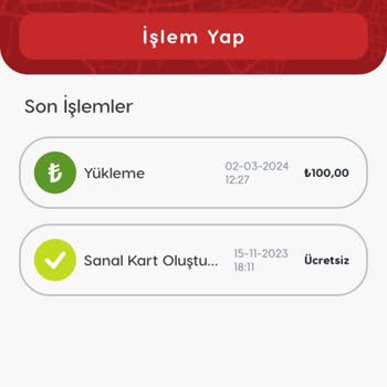 BURULAŞ Yükleme Yaptım Fakat Dolum Yüklenmiş Gözükmüyor