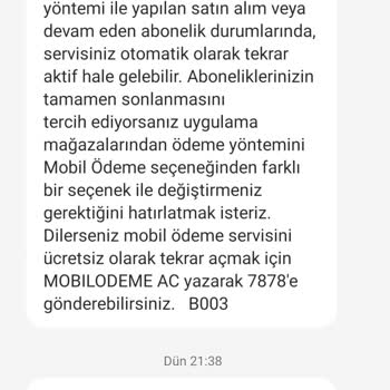 Vodafone Pay Ve Mobbyland Üyeliği Onay Vermeden Para Alınması