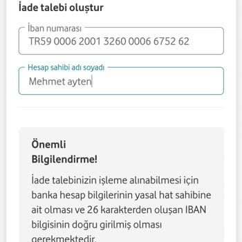 Vodafone Cayma Bedeli Haksızlığı
