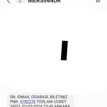 Mersin Nur Turizm Servis Saati Sorunu