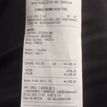 BİM E-arşiv Fatura Sorunu