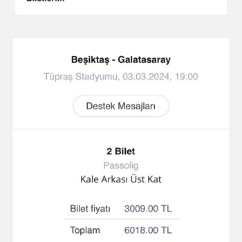Seatpin Bilet Hesaba Yüklenmedi