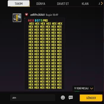 Жалоба на игрока Garena Free Fire