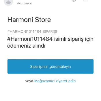 Harmoni Store'den Aldığım Ürün Gönderilmedi