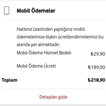 Beyond VR Mobil Ödeme Başlığı Altında Fatura