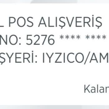 iyzico İzinsiz Amazon Prime Üyelik Ücreti Kesintisi Talebi