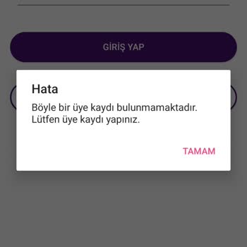 Gratis Üyelik Girişimi Yapamıyorum