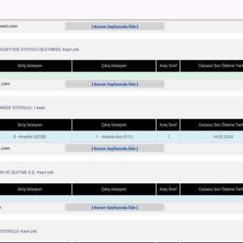 Ankara Niğde Otoyolu (Erg İnşaat) Ankara-Niğde Otoyolu Ödeme Sorunu Ve Cezalı Durum Mağduriyeti