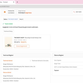Trendyol Order Missing- Delivery Claimed, No Proof, No Refund
