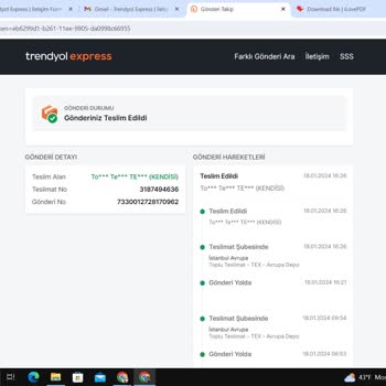 Trendyol Order Missing- Delivery Claimed, No Proof, No Refund