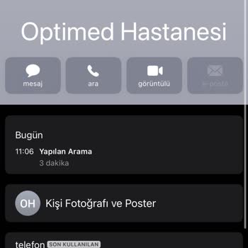 Özel Optimed Hastanesi Hastane Randevu Vermiyor