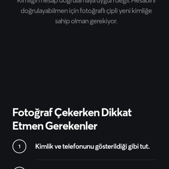 Papara Kimlik Fotoğraf Sınırı!