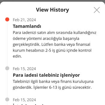Aliexpress İade Talebi İşlemi