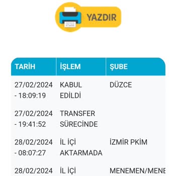 PTT Kargo Ve Epttavm Sipariş Teslimat