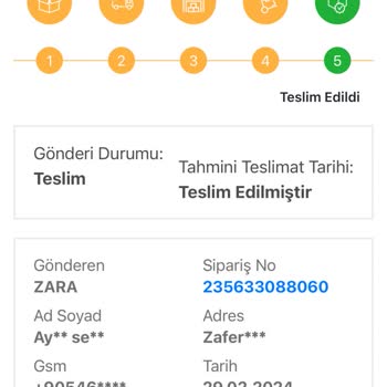 Zara Ve Bir Günde Kargo İş Birliği