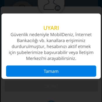 Denizbank Mobil Uygulamada Erişim Sorunu Ve Çözüm Süreci