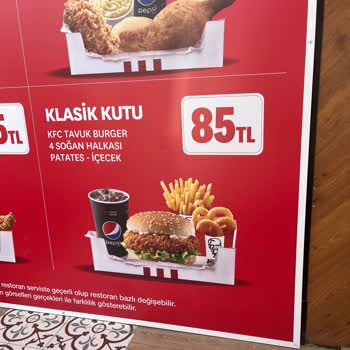 KFC Görseldekinden Farklı Ürün Satıyor