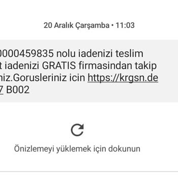 Gratis Para İademi Yapmadı